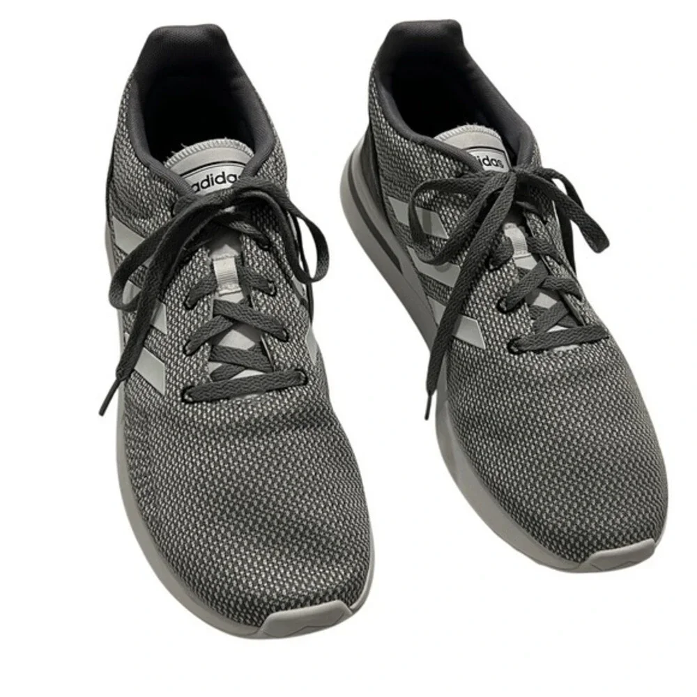 Adidas Lite Racer Sneakers Mens Size 12 Gray Athletic‎ B96555 Mesh Running Shoes